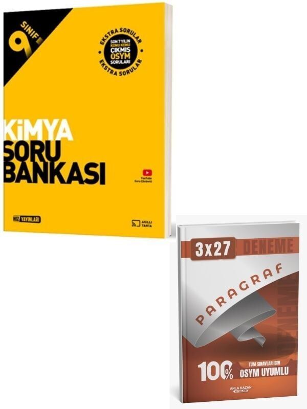 Hız 2027 9. Sınıf Kimya Soru Bankası+ Anla Kazan Paragraf