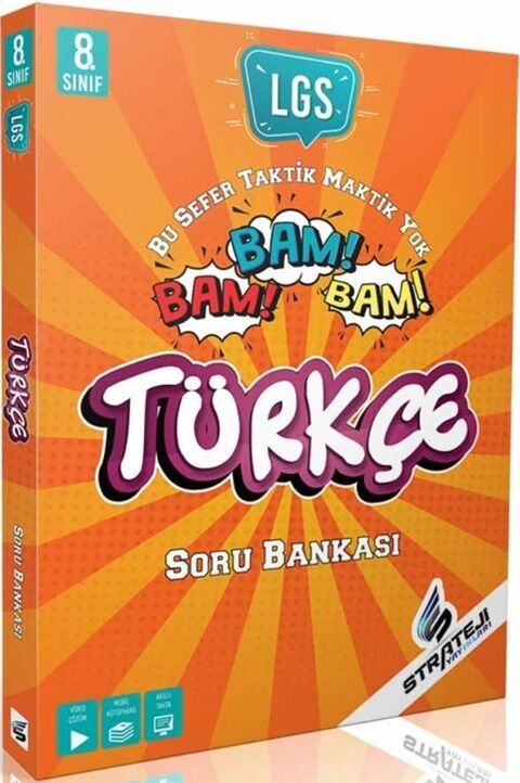 Strateji Yayınları 8. Sınıf Türkçe Bam Bam Soru Bankası