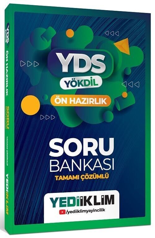 2027 Yediiklim YDS YÖKDİL Ön Hazırlık Soru Bankası Çözümlü