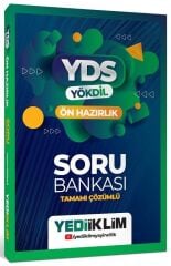 Yediiklim YDS YÖKDİL Ön Hazırlık Soru Bankası Çözümlü Yediiklim Yayınları
