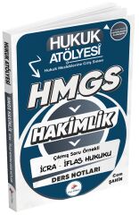 Dizgi Kitap Hukuk Atölyesi HMGS Hakimlik İcra İflas Hukuku Ders Notları - Cem Şahin Dizgi Kitap