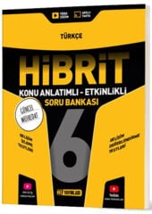 2027 Hız Yayınları 6. Sınıf Türkçe HİBRİT Konu Anlatımlı Etkinlikli Soru Bankası