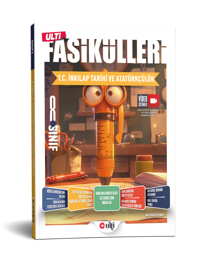 Ulti Yayınları 8. Sınıf İnkılap Tarihi ve Atatürkçülük Ulti Fasikülü