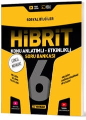 2027 Hız Yayınları 6. Sınıf Sosyal Bilgiler HİBRİT Konu Anlatımlı Etkinlikli Soru Bankası