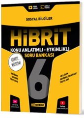 Hız Yayınları 6. Sınıf Sosyal Bilgiler HİBRİT Konu Anlatımlı Etkinlikli Soru Bankası