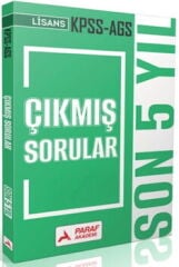 Paraf KPSS AGS Son 5 Yıl Çıkmış Sorular