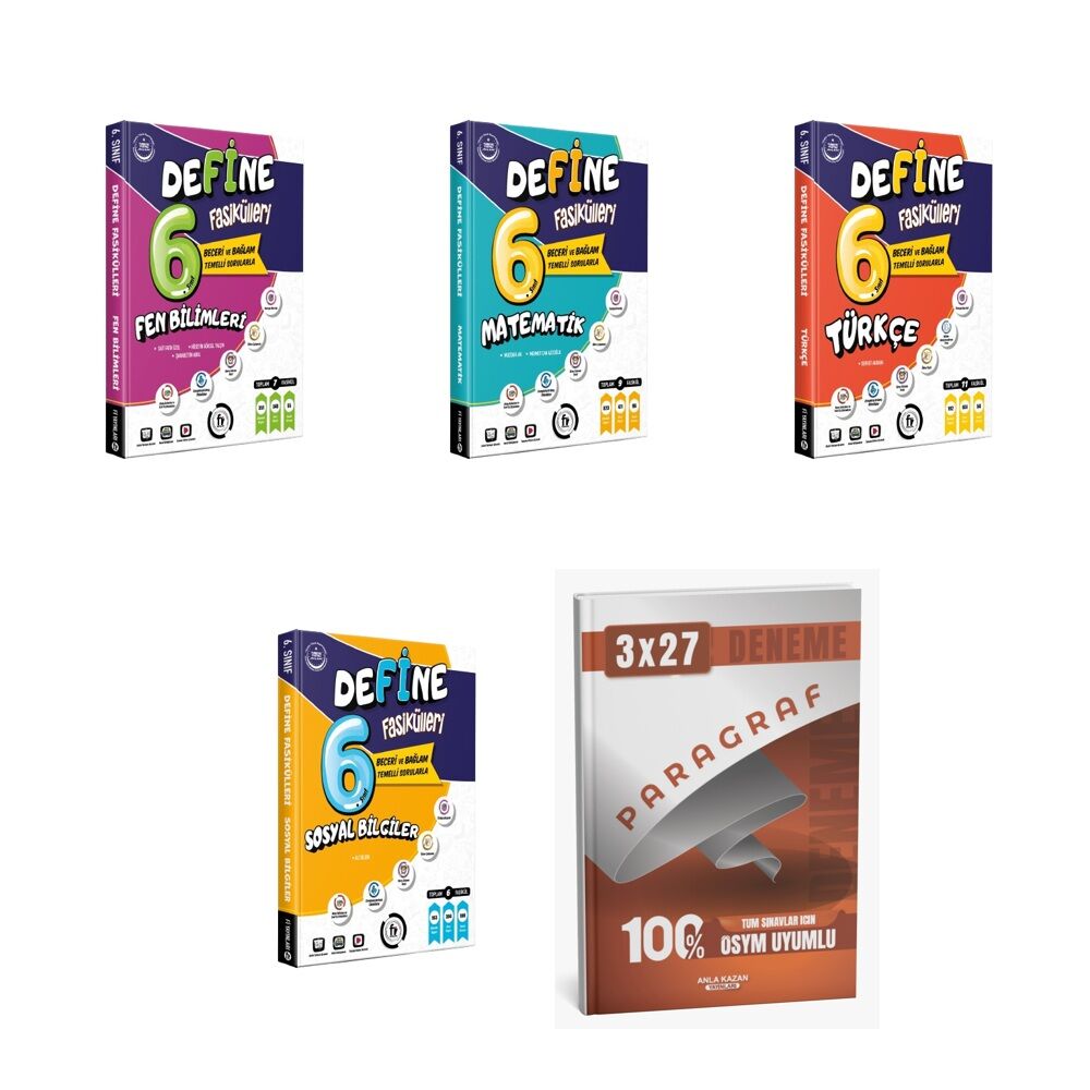 Fi 2027 6. Sınıf Baski Soru + Deneme Fen + Matematik + Türkçe + Sosyal ANKAPADE