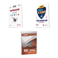 2027 Limit TYT Matematik + Tüm Dersler Prokamp Soru + anla kazan paragraf deneme 3'lü Set