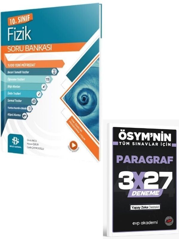 BilgiSarmal 2027 10. Sınıf Fizik Soru Bankası+ EVP Akademi Paragraf