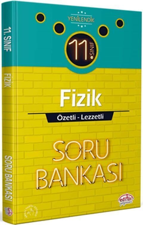 Editör Yayınları 11. Sınıf Fizik Özetli Lezzetli Soru Bankası