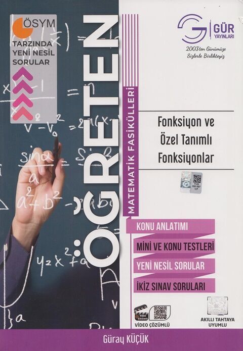 Gür Yayınları Fonksiyon ve Özel Tanımlı Fonksiyonlar