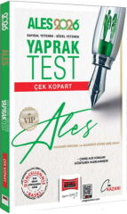 Yargı Yayınları 2026 ALES VIP Sayısal Sözel Yetenek Çek Kopart Yaprak Test