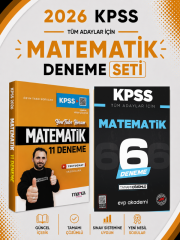 Marka 2026 KPSS Matematik Deneme & KPSS Matematik 6 Deneme Evp Akademi Seti
