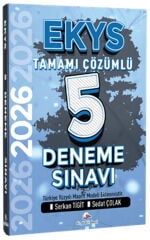 Dizgi Kitap 2026 MEB EKYS Müdür ve Müdür Yardımcılığı Tamamı Çözümlü 5 Deneme Sınavı
