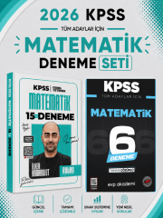 Retro 2026 KPSS Matematik Deneme & KPSS Matematik 6 Deneme Evp Akademi Seti