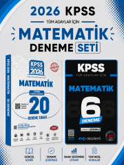 Data 2026 KPSS Matematik Deneme & KPSS Matematik 6 Deneme Evp Akademi Seti