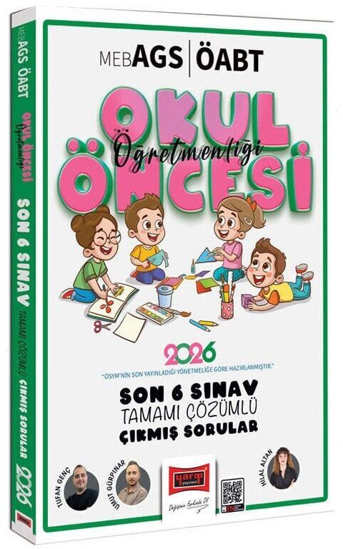 Yargı 2026 ÖABT MEB-AGS Okul Öncesi Öğretmenliği Çıkmış Sorular Son 6 Sınav Çözümlü - Tufan Genç Yargı Yayınları