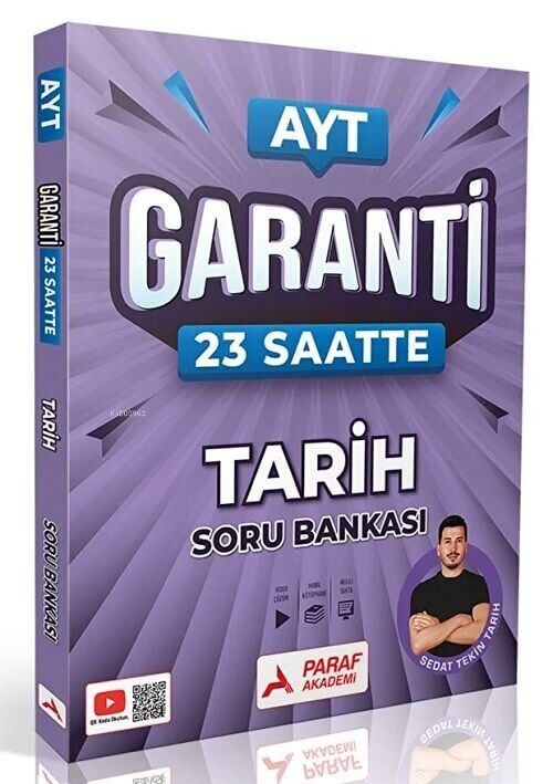 Paraf Yayınları AYT Tarih 23 Saatte Garanti Soru Bankası