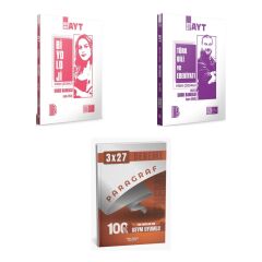 2027 Benim Hocam AYT Video Çözümlü Biyoloji + Edebiyat Türk Dili ve Edebiyatı Soru + Ankapade 3'lü Set