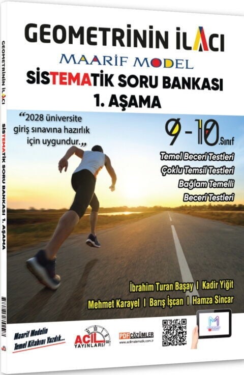 Acil Yayınları TYT AYT Geometrinin İlacı Maarif Model Sistematik Soru Bankası 1. Aşama