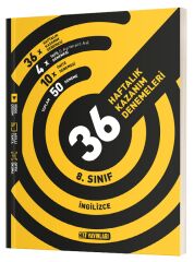 Hız Yayınları 8. Sınıf İngilizce Haftalık 36 Deneme Hız Yayınları