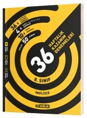Hız Yayınları 8. Sınıf İngilizce 36 Haftalık Deneme