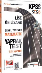 Yargı Yayınları 2026 KPSS Lise Ön Lisans Genel Yetenek Matematik Çek Kopart Yaprak Test