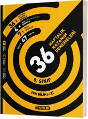 Hız Yayınları 8. Sınıf Fen Bilimleri 36 Haftalık Kazanım Denemeleri