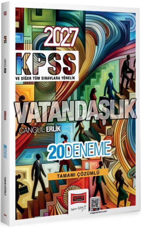 Yargı Yayınları 2027 KPSS Tüm Sınavlara Yönelik Vatandaşlık Tamamı Çözümlü 20 Deneme