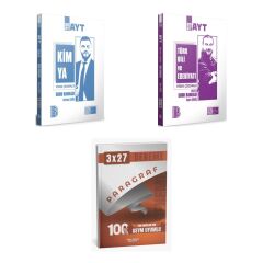 2027 Benim Hocam AYT Kimya + Edebiyat Türk Dili ve Edebiyatı Video Çözümlü Soru + Ankapade 3'lü Set