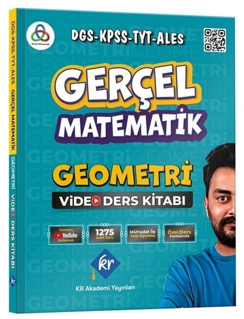 KR Akademi DGS KPSS TYT ALES Gerçel Matematik Geometri Video Ders Kitabı - Muhammet Elçi KR Akademi Yayınları