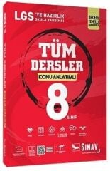 Sınav Yayınları 8. Sınıf LGS Tüm Dersler Konu Anlatımlı