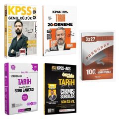 Yargı Yayınları 2026 KPSS Genel Kültür Tarih Konu Anlatımı + Pegem KPSS Ezberbozan Tarih Soru Bankası + Retro KPSS Tarih 20 Deneme + İndeks KPSS Tarih Son 15 Yıl Konu Konu Çıkmış Sorular KPSS Tarih Karma Süper Set