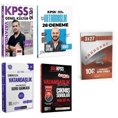 Yargı Yayınları 2026 KPSS Genel Kültür Vatandaşlık Konu Anlatımı + Pegem KPSS Ezberbozan Vatandaşlık Soru Bankası + Retro KPSS Vatandaşlık 26 Deneme + İndeks KPSS Vatandaşlık Son 15 Yıl Konu Konu Çıkmış Sorular KPSS Vatandaşlık Karma Süper Set