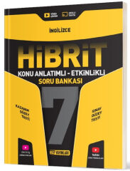 2027 Hız Yayınları 7. Sınıf İngilizce HİBRİT Konu Anlatımlı Etkinlikli Soru Bankası