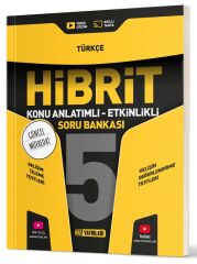 Hız Yayınları 5. Sınıf Türkçe HİBRİT Konu Anlatımlı Etkinlikli Soru Bankası