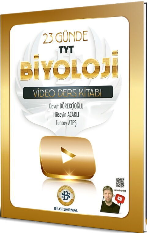 Bilgi Sarmal TYT Biyoloji 23 Günde Video Ders Kitabı
