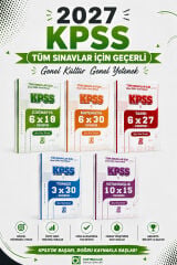 2027 KPSS GYGK Tüm Dersler 31 Deneme QR Çözümlü ( Tarih - Coğrafya - Vatandaşlık - Türkçe - Matemati