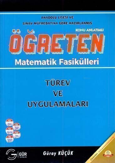 Gür Yayınları Öğreten Matematik Fasikülleri Türev ve Uygulamaları Konu Anlatımlı