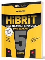 Hız Yayınları 5. Sınıf Matematik Hibrit Konu Anlatımlı Etkinlikli Soru Bankası Hız Yayınları