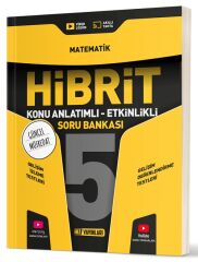 Hız Yayınları 5. Sınıf Matematik HİBRİT Konu Anlatımlı Etkinlikli Soru Bankası