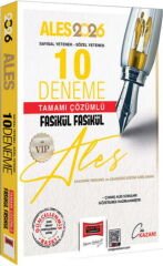 Yargı Yayınları 2026 ALES VIP Sayısal Sözel Yetenek Tamamı Çözümlü Fasikül Fasikül 10 Deneme