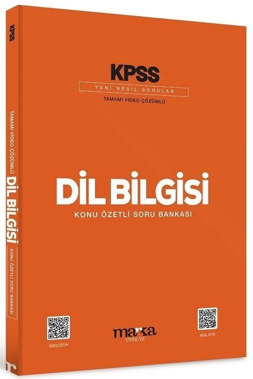 Marka 2025 KPSS Dil Bilgisi Konu Özetli Soru Bankası Marka Yayınları