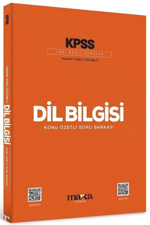 Marka 2025 KPSS Dil Bilgisi Konu Özetli Soru Bankası Marka Yayınları