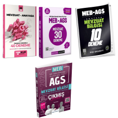 Yediiklim 2026 Meb-Ags Mevzuat-Anayasa Deneme & Meb Ags Karma Yayınlar Deneme ve Çıkmış Sorular Seti