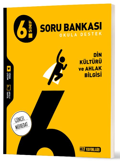 Hız Yayınları 6. Sınıf Din Kültürü ve Ahlak Bilgisi Soru Bankası