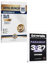 BilgiSarmal 2027 TYT Sosyal Bilimler 30 x 20 Branş Denemeleri+ EVP Akademi Paragraf