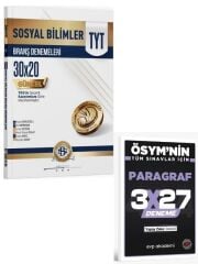 BilgiSarmal 2027 TYT Sosyal Bilimler 30 x 20 Branş Denemeleri+ EVP Akademi Paragraf