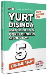 Editör 2027 MEB Yurt Dışında Görevlendirilecek Öğretmenleri Seçme Sınavı 5 Deneme