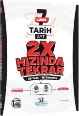 Yayın Denizi AYT Tarih Ders Platosu 7 Günde 2X Hızında Tekrar Deneme